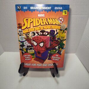 Spider-Man Make Your Own 3D Figures Papercraft Kidscraft Book | Cut & Build